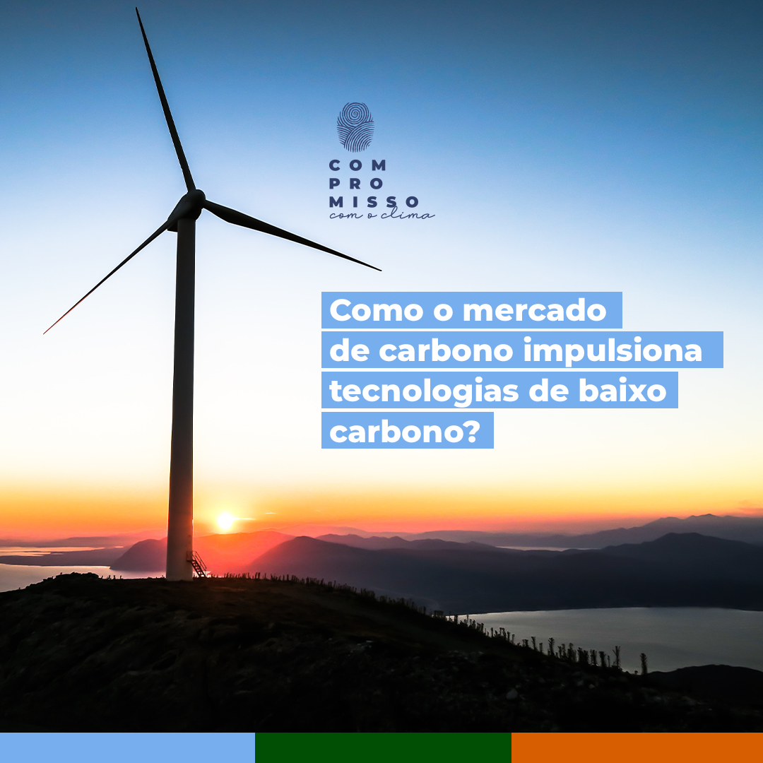 Como o mercado de créditos de carbono impulsiona o desenvolvimento de tecnologias de baixo carbono?